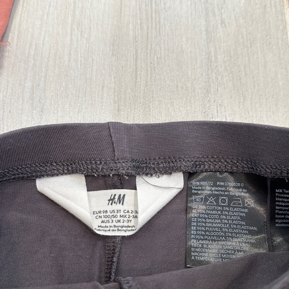 H&M 3T Kids' Assorted Color Leggings Set - Picture 7 of 15